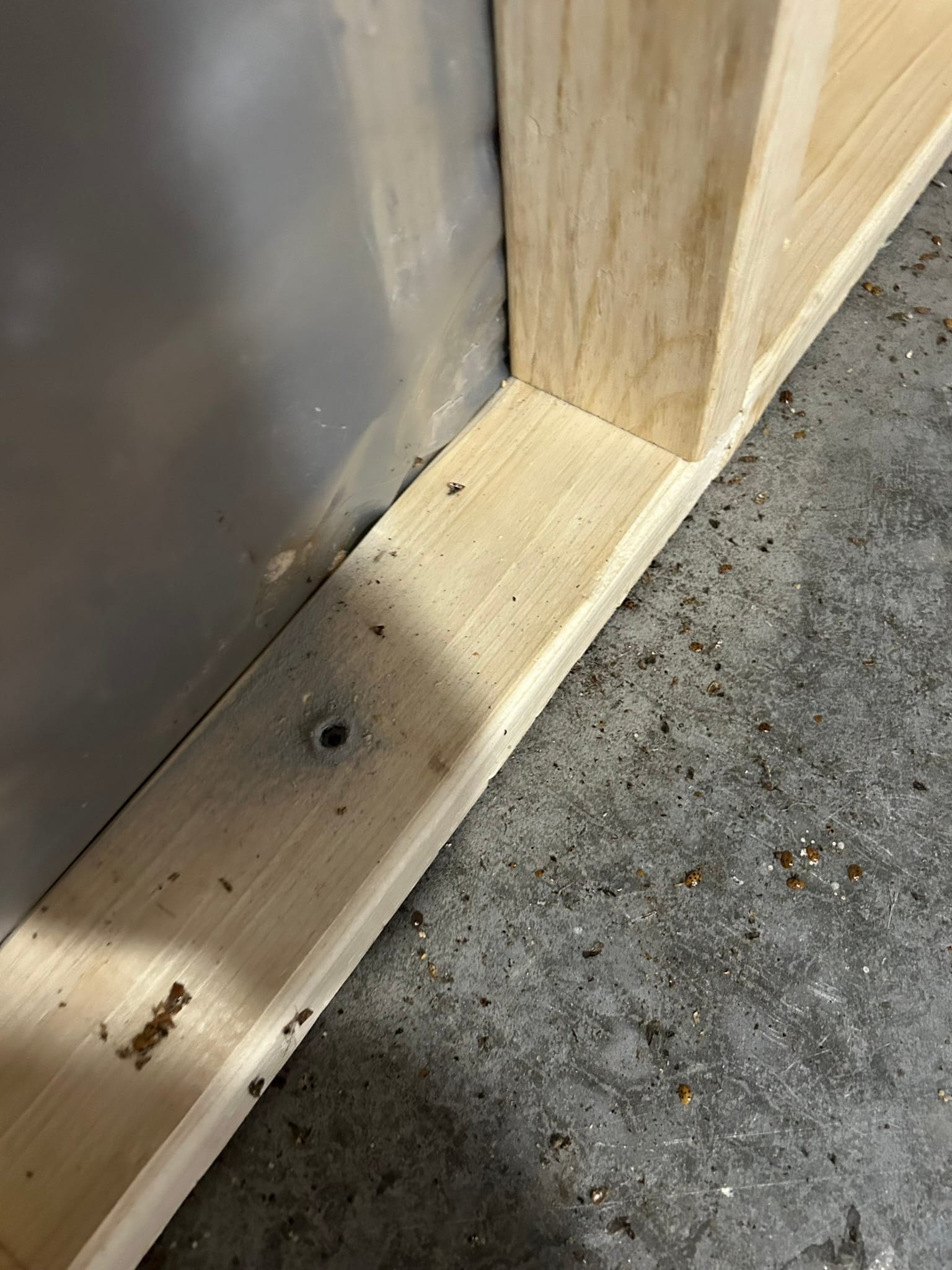 Hole for Tapcon Screws